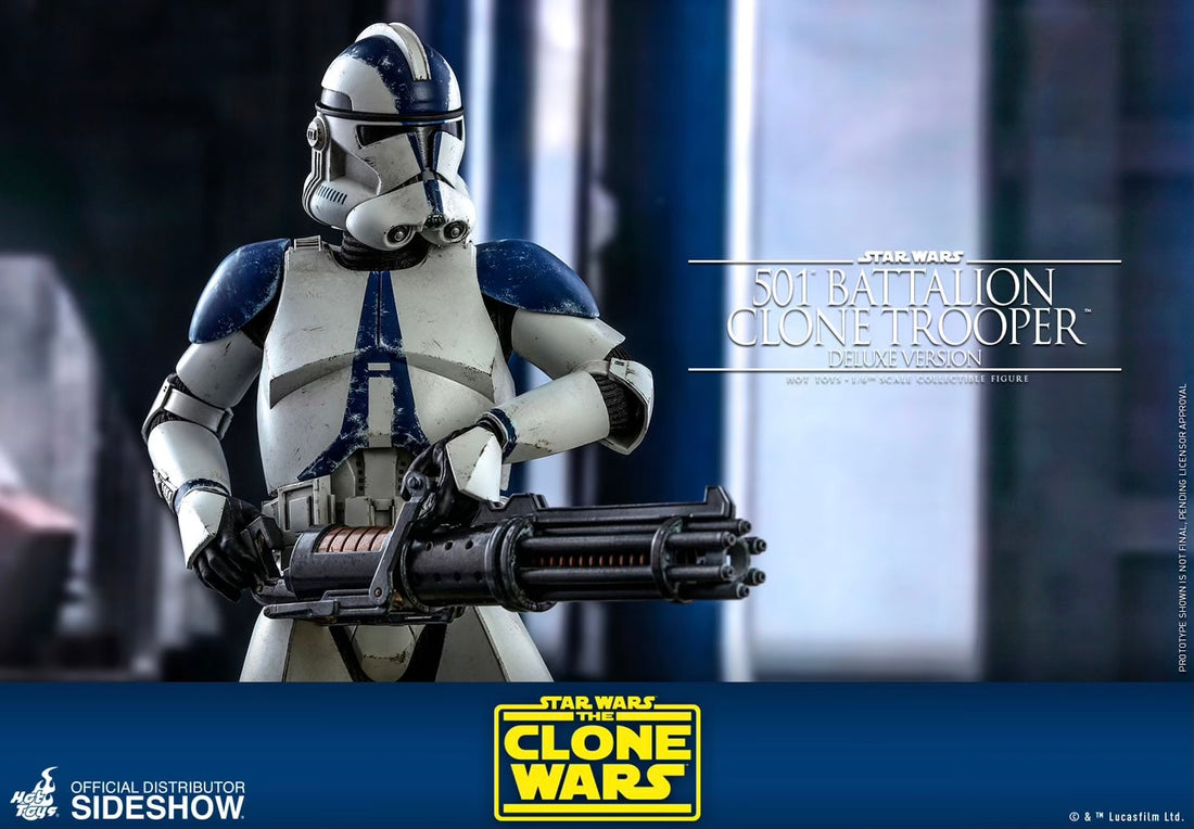 ! 501st Battalion Clone Trooper, Deluxe (Displayed)